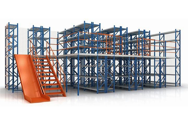 SATONG Heavy Duty Industrial Racks Pallet Racking Systems Attic Loft Mezzanine Floor Platforms for Warehouse Storage