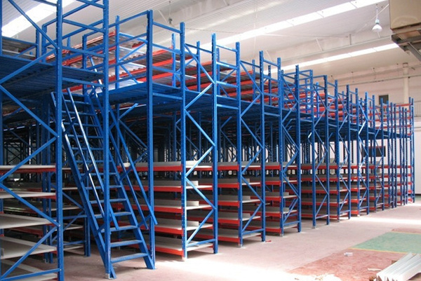 SATONG Heavy Duty Industrial Racks Pallet Racking Systems Attic Loft Mezzanine Floor Platforms for Warehouse Storage