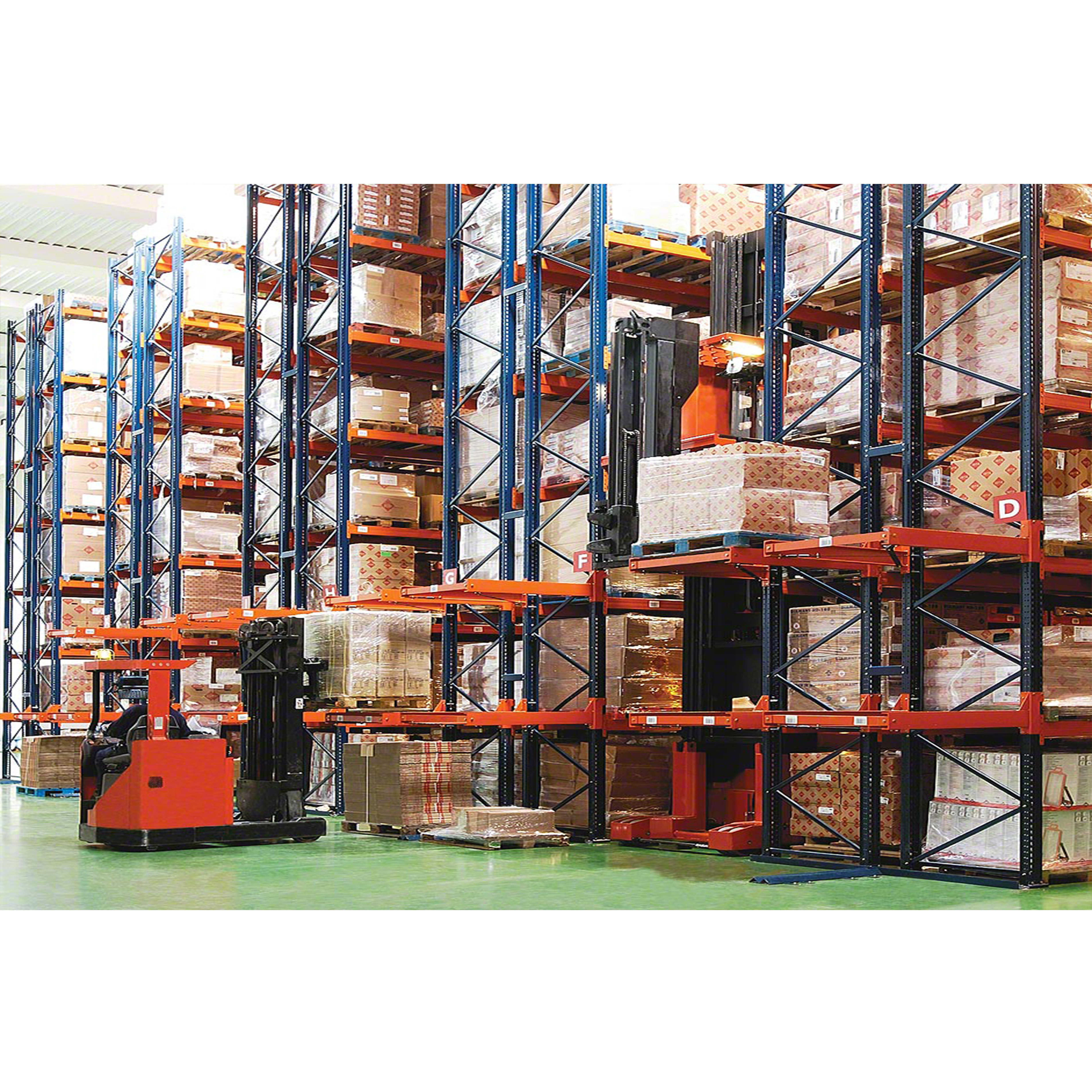 Warehouse Heavy Rack Pallet Pallet Racking Rack Case Cold Steel Rolled Metal Shelve For Racking Rack Shelf Factory Shelf