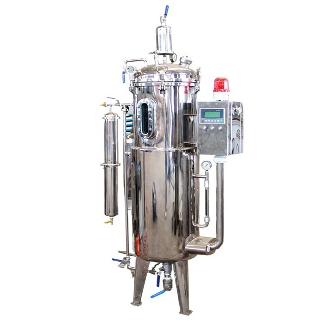 Stainless steel Pleurotus eryngii spawn fermenter machines enoki mushroom liquid sapwn fermenting equipment