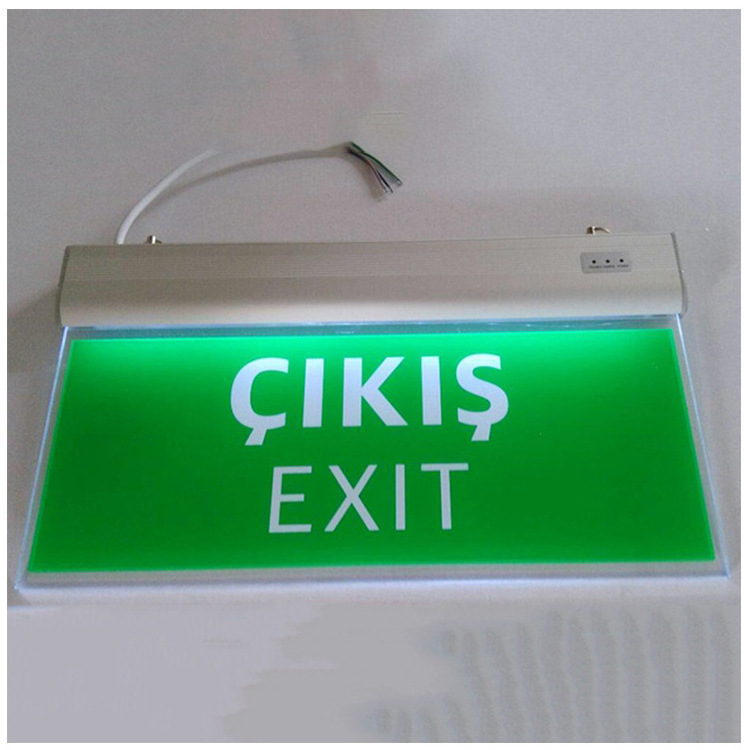 Commercial Lighting Exit Basement LED Lamp Ceiling Recessed Surface Mounted Emergency Lights