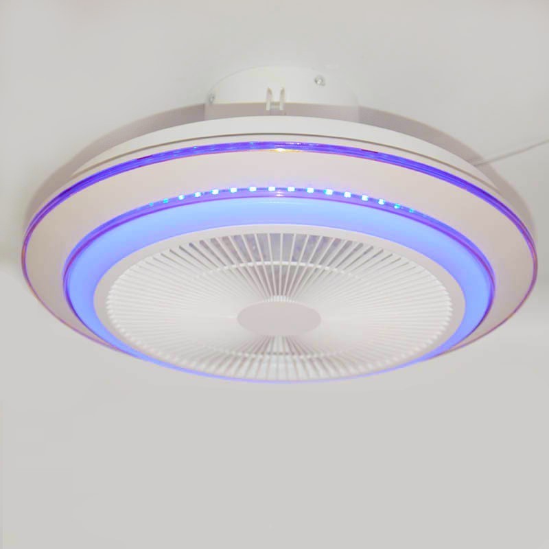 Modern APP wireless music invisible remote control intelligent fan ceiling light illumination home bedroom LED ceiling fan light