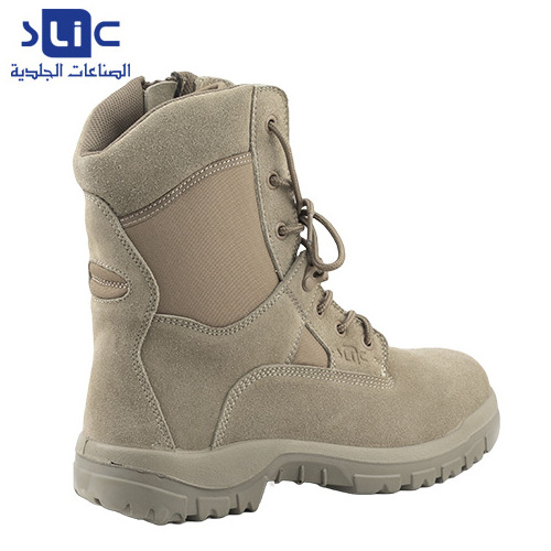 Boot shoes comfortable Unisex Beige Desert Boots with Air Vents and Side Zipper for High-Quality Footwear Performance