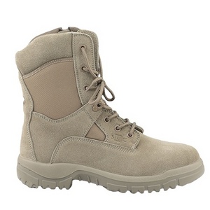 Boot shoes comfortable Unisex Beige Desert Boots with Air Vents and Side Zipper for High-Quality Footwear Performance