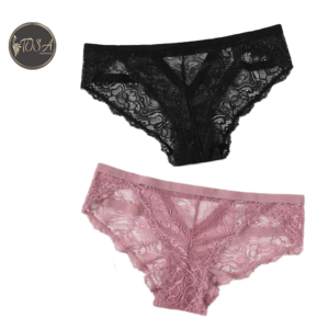 solid color with lace Lingerie Women's French Triangle panties Bangladesh Comfortable lady's breathable sexy  high waist butt l