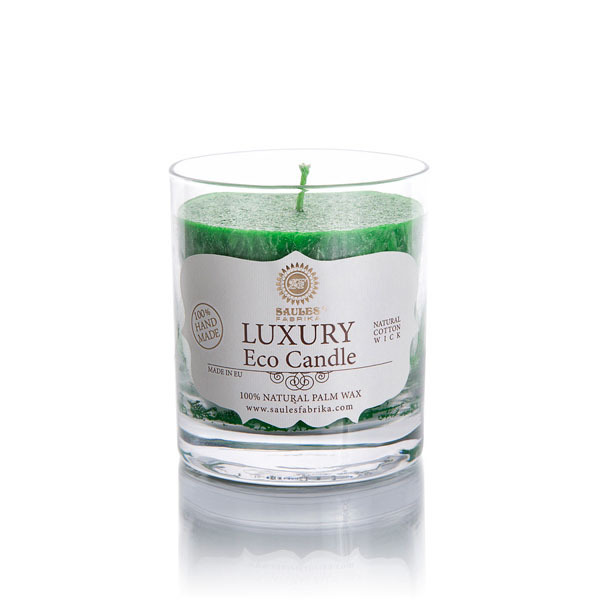 High Quality Luxury Eco Candle with Aroma in Glass 100% Handmade in Latvia EU