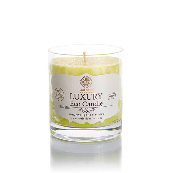 High Quality Luxury Eco Candle with Aroma in Glass 100% Handmade in Latvia EU