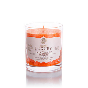 High Quality Luxury Eco Candle with Aroma in Glass 100% Handmade in Latvia EU