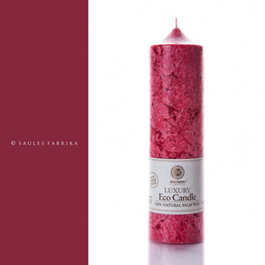 High Pillar 21,5 Classic Handmade Candle from Latvia Organic Palm Wax