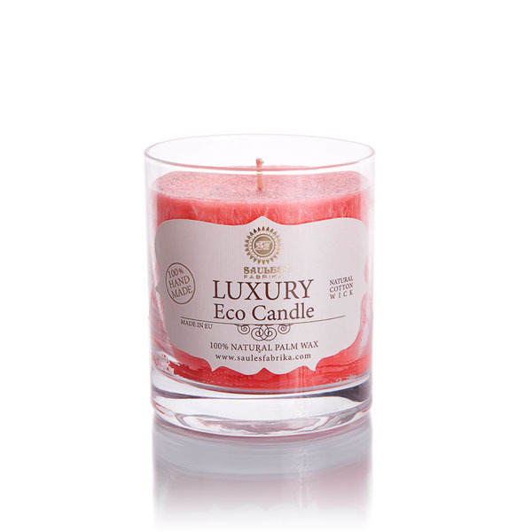 High Quality Luxury Eco Candle with Aroma in Glass 100% Handmade in Latvia EU