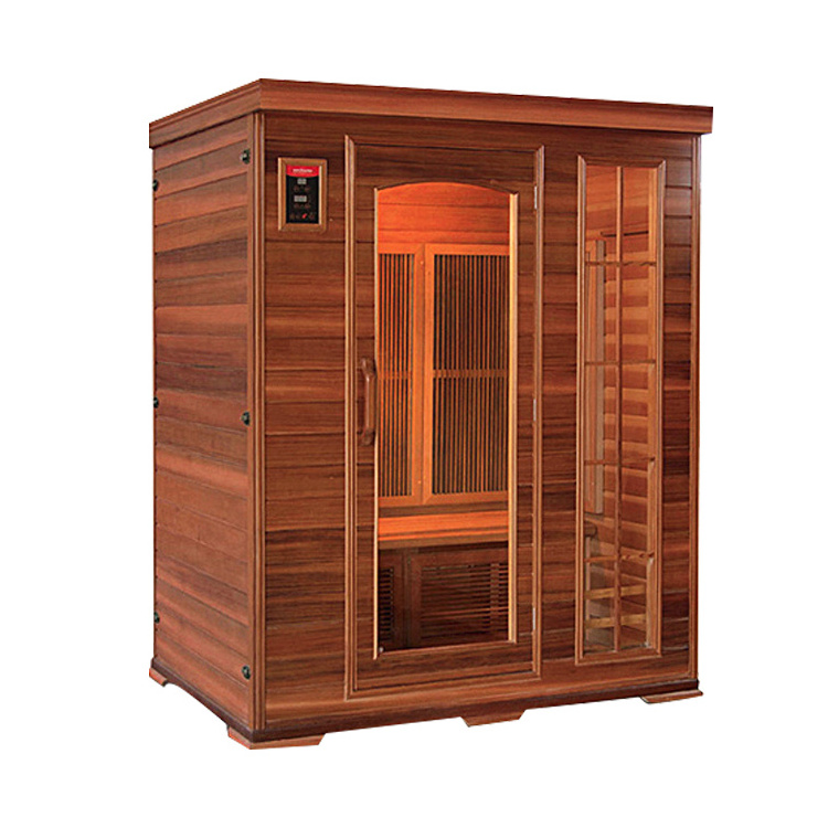 2021 new design waterstar 3 person slimline infrared sauna ceramic infrared portable sauna