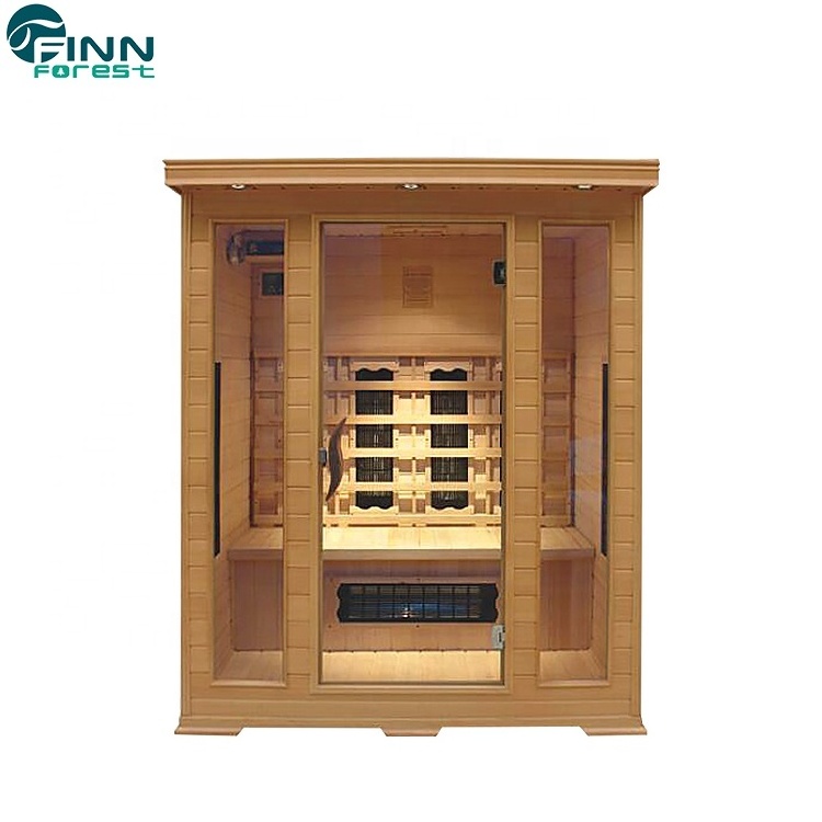 Customized Full spectru Red cedar 4 people size Infrared Sauna Room