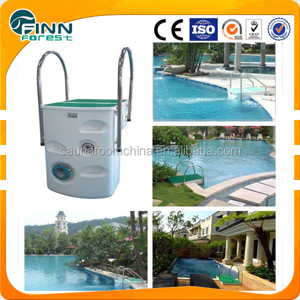 Automatic integrative swimming pool filter, filter pool ladder