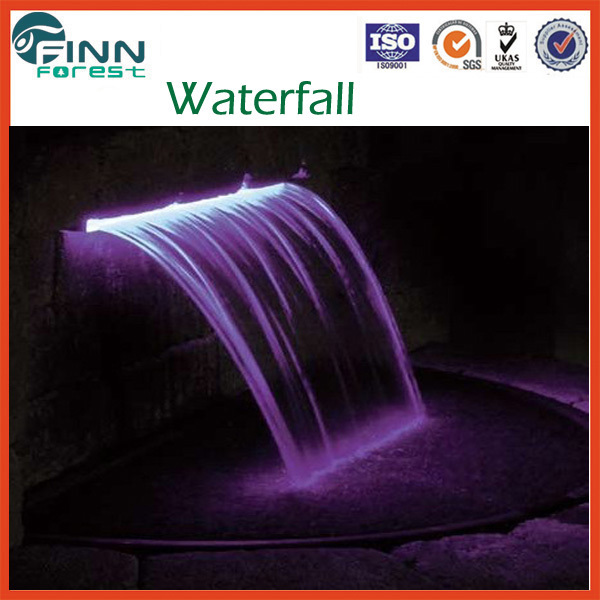 With LED light home swimming pool decoration indoor artificial waterfall fountain