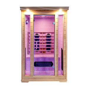 1 Person 2 Person Sauna room Infrared Sauna indoor Small Infrared Sauna