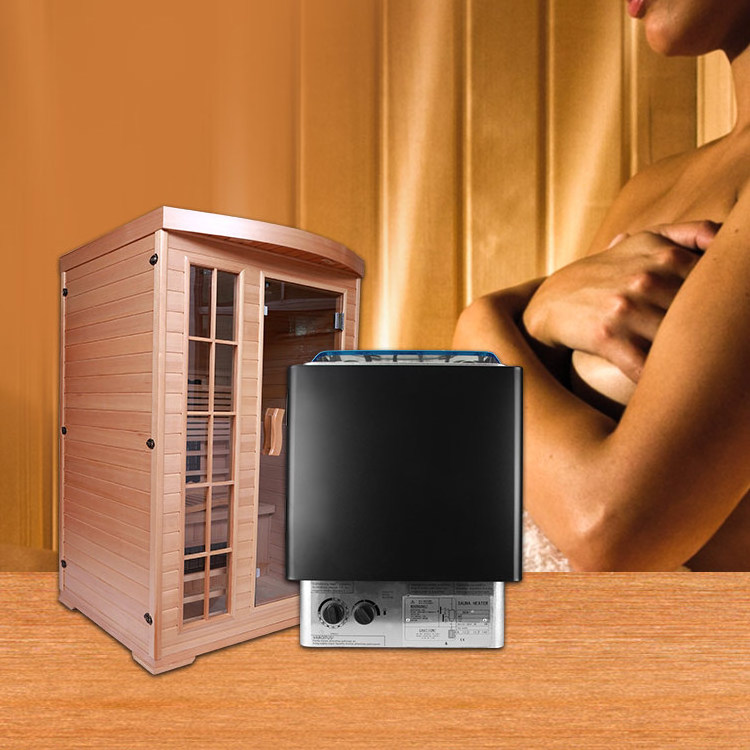 High quality sauna hemlock wooden dry steam sauna room sauna for sale