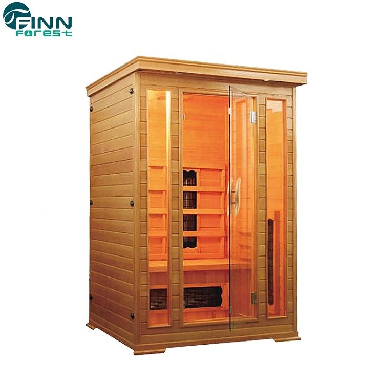 Factory price red ceder dry sauna wood far infrared sauna 3 person suna room sauna