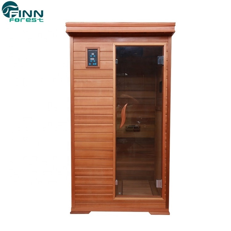 Factory price red ceder dry sauna wood far infrared sauna 3 person suna room sauna