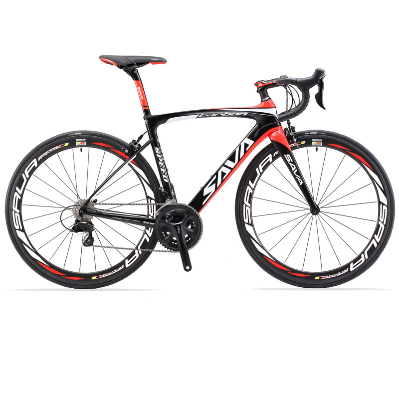 SAVA NEWEST super light full carbon fiber road bicycle racing bike 700C in stock SHIMANO 22 speed carbon road bike complete