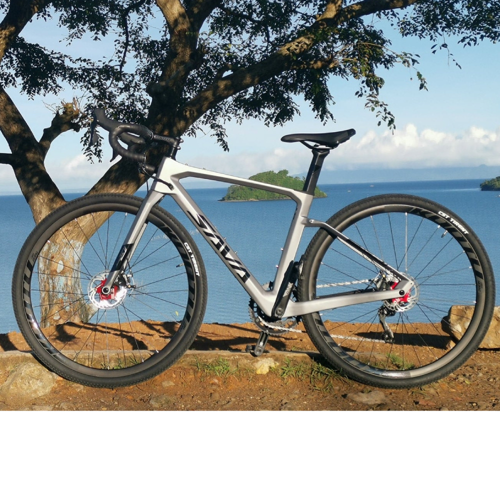 SAVA Carbon Gravel Road Bike SHIMANO R11-R7000 Carbon Fiber Bicycle with 700c Tires Racing Gravel Bike 22 Speeds for Mens