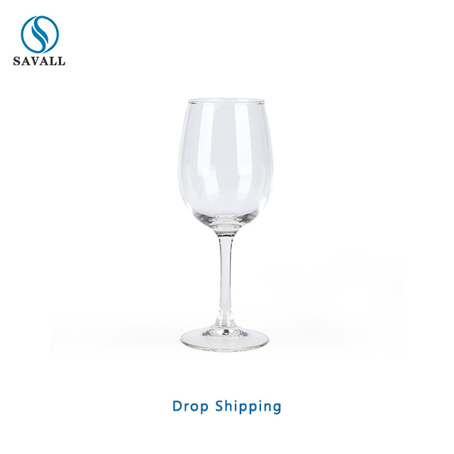 Savall HoReCa custom Goblet Wine Glass Lead-free luxury crystal Wine Glass for bar hotel wine stemless glasses