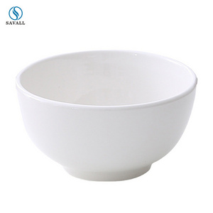 Savall HoReCa White 4-8inch new spring bowl singing ceramic tableware bowl ceramic bowls for hotel and restaurant