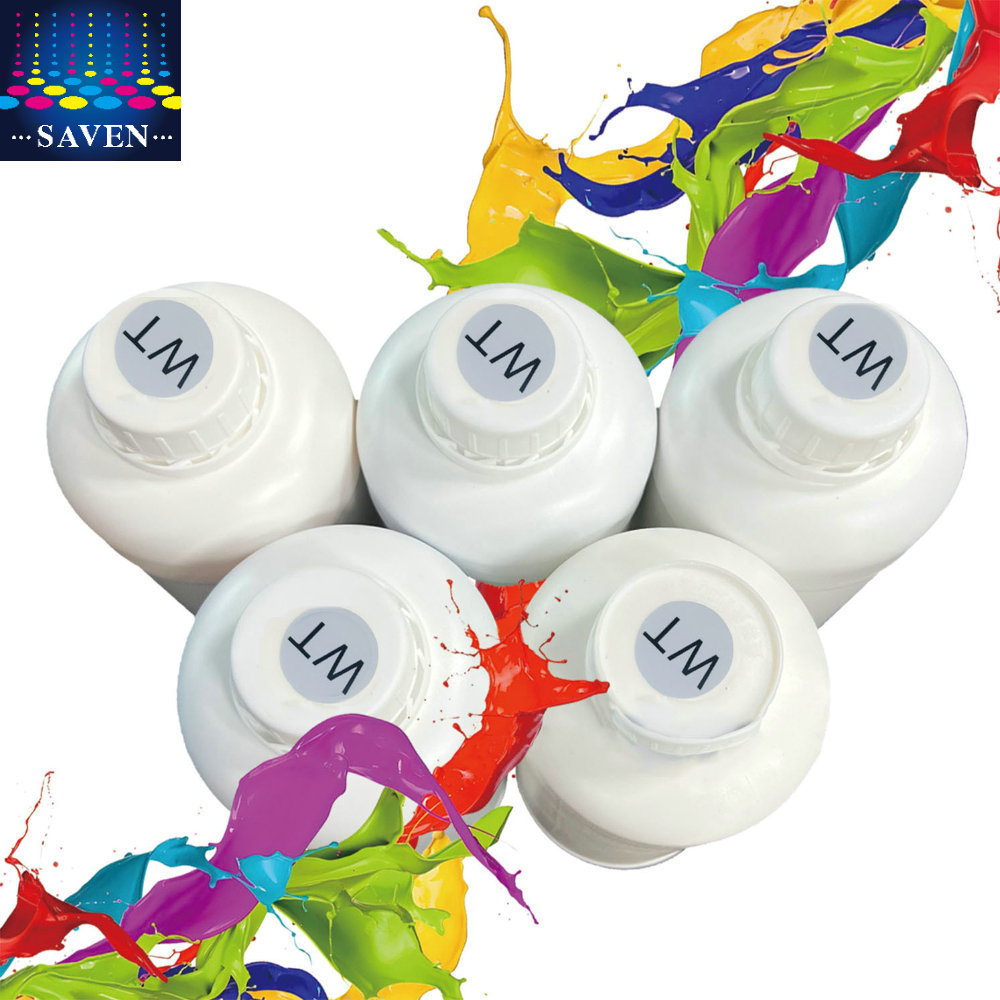 Saven White Transfer DTF Printer Ink Manufacturer pignent ink For Espon L805 L1800 I3200 4720 print head High Quality