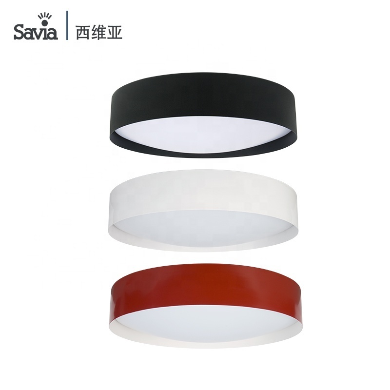 Savia Led Flush Mount Ceiling Light 22W Modern Round Ceiling Lamp IP44 For Bedroom Livingroom Bathroom Kitchen Office Farmhouse