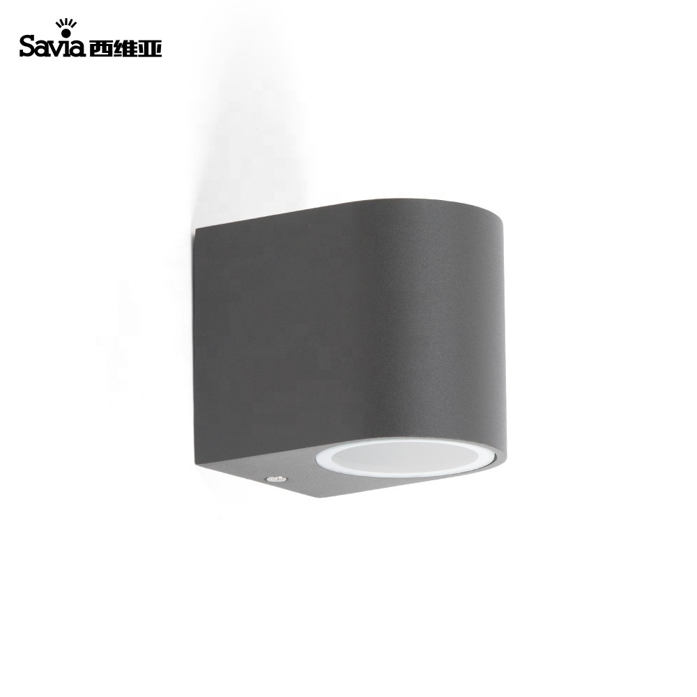 Savia Aluminum GU10 Outside Wall Scone Lamp IP44 Water proof Up Down Outdoor Wall Lights For Garden Patio Terrace Hallway Porch