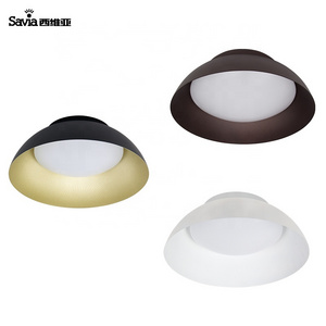 Savia aluminum round led indoor light multi color modern home decorative surface mounted flush ceiling lamp for restaurant