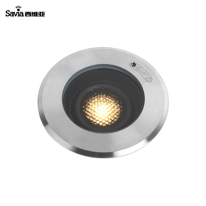 Savia indoor outdoor waterproof IP67 led ceiling downlights GU10 8W stainless steel recessed spotlights for corridor balcony