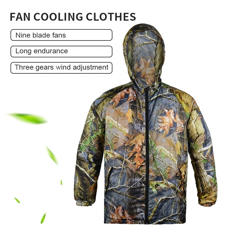 New Design Summer Cooling Air Conditioned Work-wear Jacket Outdoor Working Clothes with 3 Speed Waterproof Fans