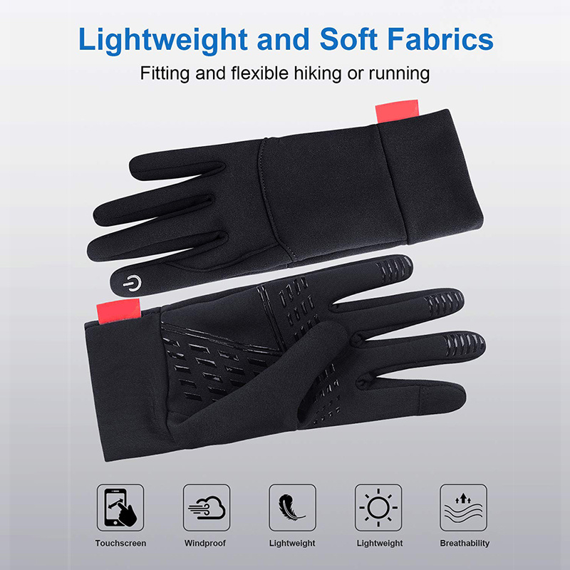 Compression Lightweight Windproof Anti-Slip Touchscreen Warm Liner Cycling Work Gloves Men Women Running Sports Gloves