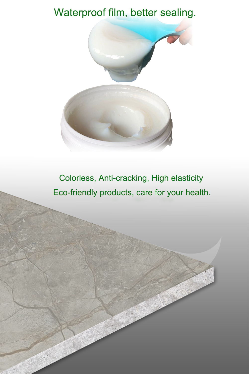 Eco-friendly High Quality Clolorless Polymer Coating for Wood and Stone Acrylic Insulation Waterproof Sealant