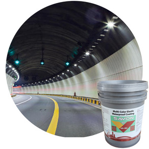 Coloured Waterproof Concrete Paint Special Roll Roofing Polymer House Paint Elastic Waterproof Coating