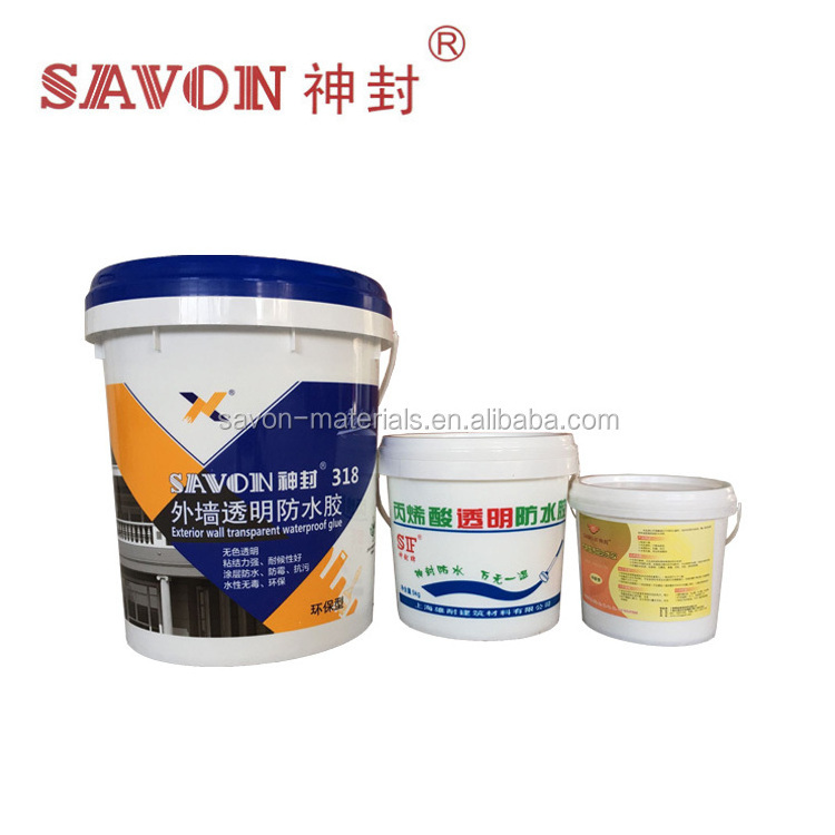 Environmentally Friendly Acrylic Transparent Exterior Wall Coating for Brick Waterproof Adhesive