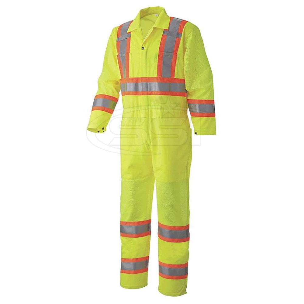 Workwear Safety Uniform Men Coverall Suit Breathable Dry Cooling