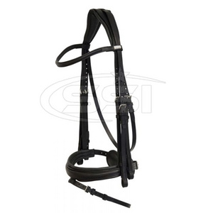 Customize Horse Patent Leather Bridle With Crystals & Soft Padding Manufacturer