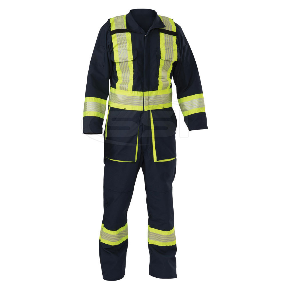 Workwear Safety Uniform Men Coverall Suit Breathable Dry Cooling