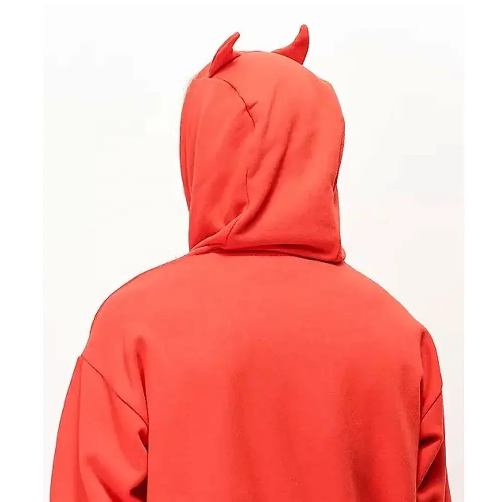 Red Pullover Hoodie Sweatshirt Hellstar Hoodie Hip Hop EMO Clothes 3d Puff Printing Custom Full Face Zip Up Streetwear Hoodie