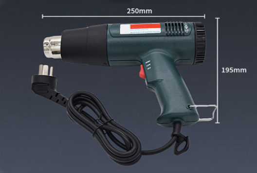 1500W heat packing shrink gun mini pvc cordless  Hot Air Sealing Heat Guns