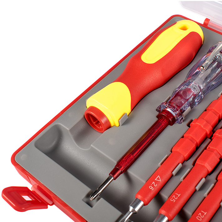 Multifunction electrician insulated Screw Driver Bit Set Resistant To 1000v High Voltage Insulated Screwdriver Bits