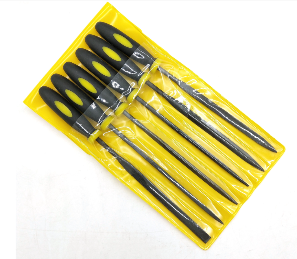 6 Piece Mini Needle File Wood steel Rasp Set