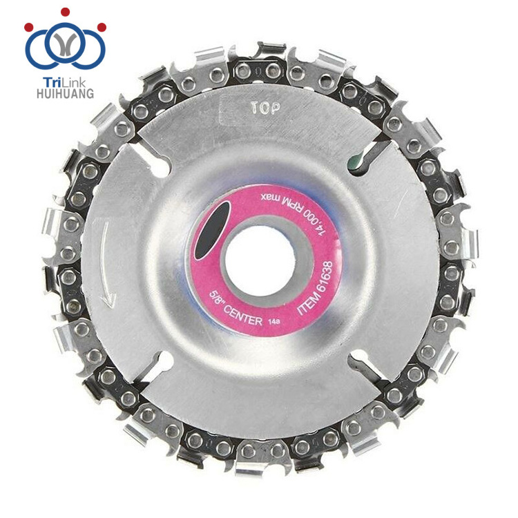 Wood grinding disc types power 4 inch 100/115 circular wood carving tool disc for angle grinder