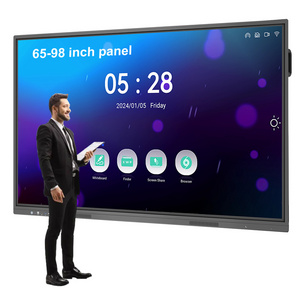 75'' Interactive Whiteboard Interactive Flat Panel for Double Purpose Conference Meeting and Education