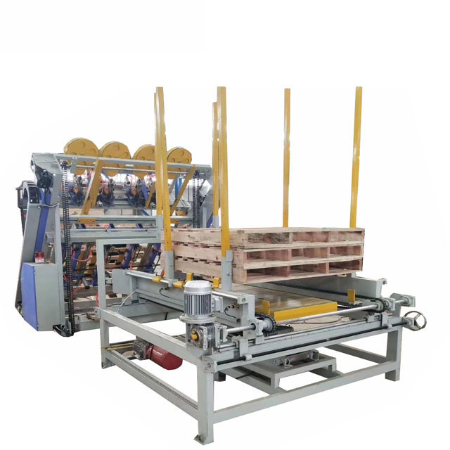 Automatic Nailing Wood Pallet Machine