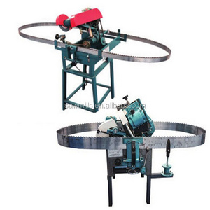 Wood cutting sawmill band saw blade teeth grinding machine / bandsaw blade sharpening machine