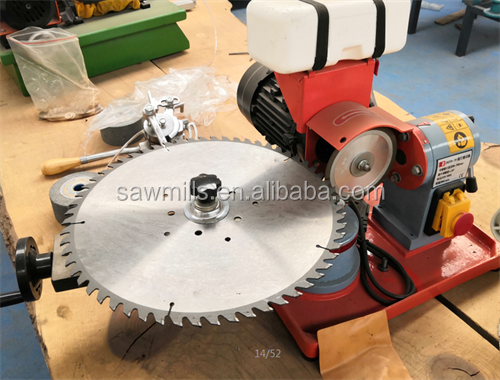 Wood cutting sawmill band saw blade teeth grinding machine / bandsaw blade sharpening machine