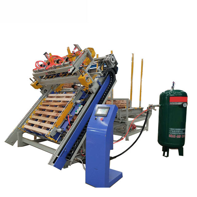 Automatic Nailing Wood Pallet Machine