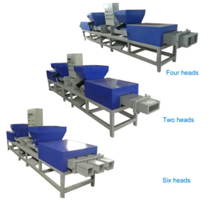 Automatic Wood Blocks Pallet Feet Making Machine Sawdust Block Compress Machine